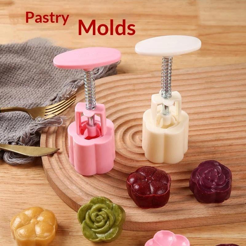Kitchen Baking Torch - 【LM】1 Set Cetakan Kue Bulan DIY,