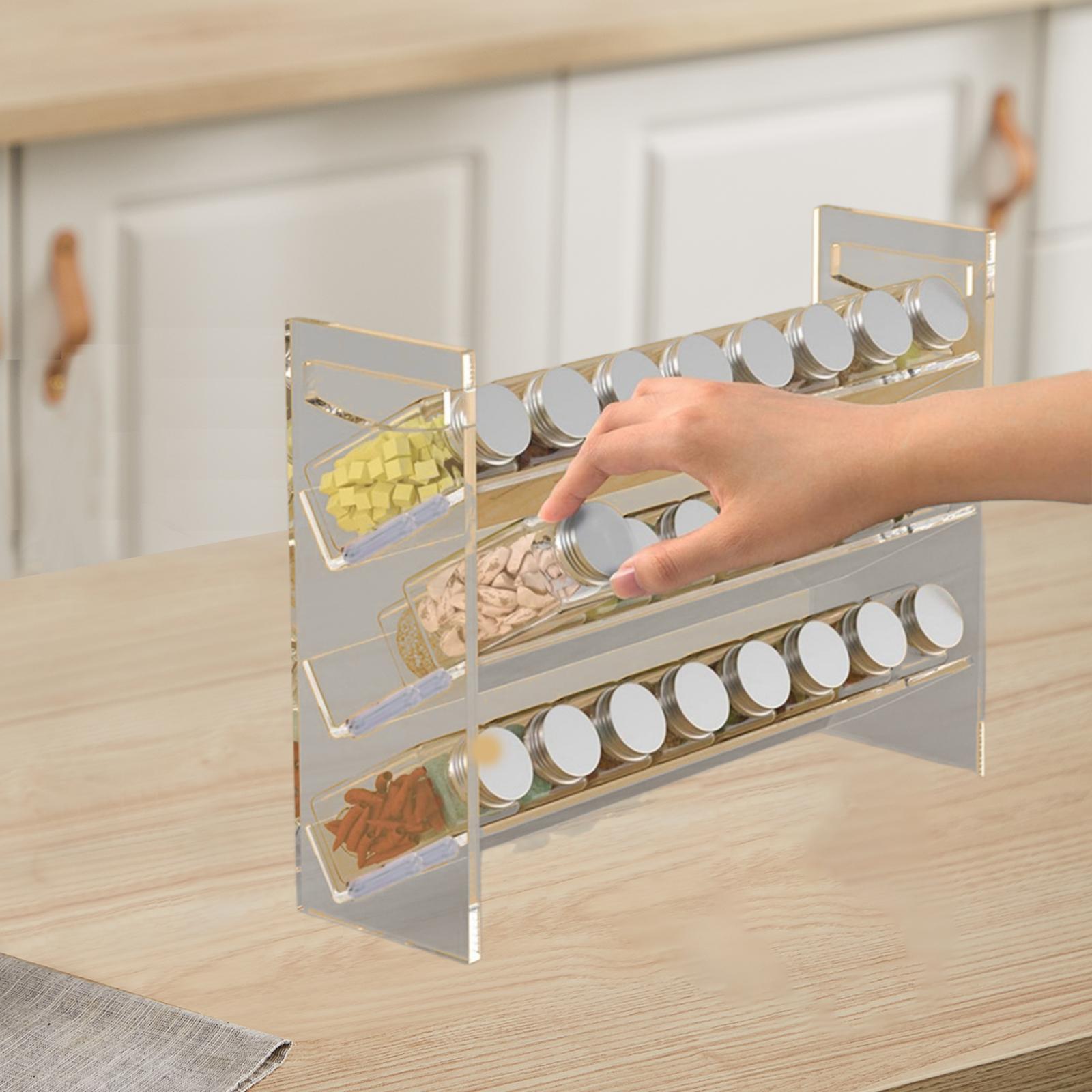Kitchen Baking Cupboard - Rak penyimpan parfum akrilik, rak bumbu