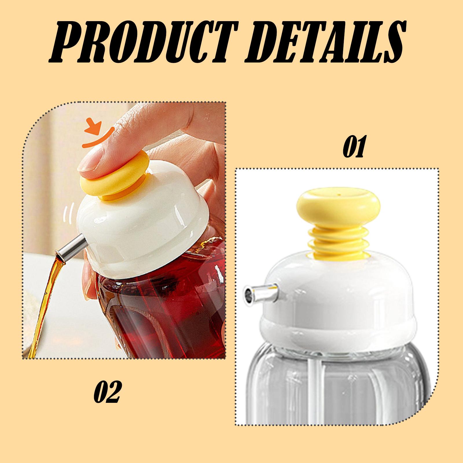 Kitchen Glass Baking Set - Botol Minyak Zaitun Tekan untuk Minyak