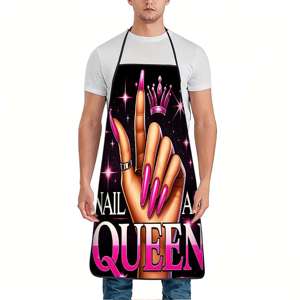 Kitchen Baking Gift Ideas - 1 Apron Bertema Seni Kuku yang