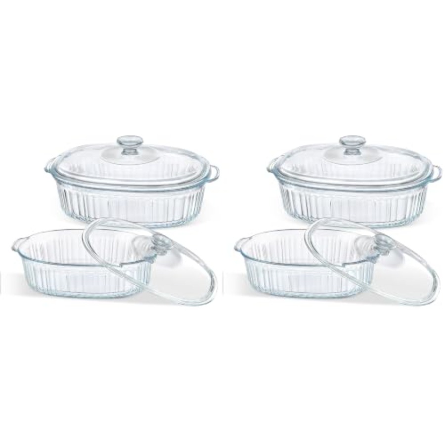 Kitchen Glass Baking Set - Set wadah kue untuk penggunaan dapur,