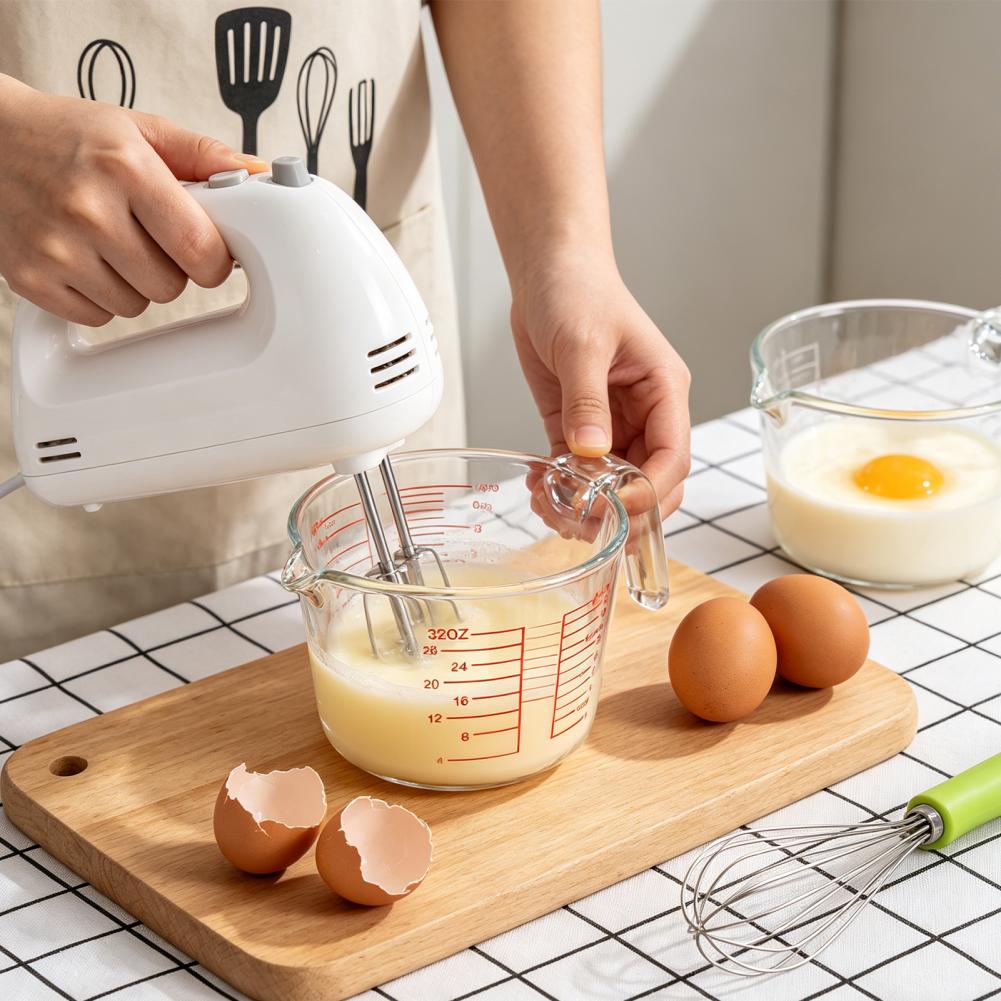 Kitchen Glass Baking Set - Set Gelas Ukur 3pcs Gelas Ukur