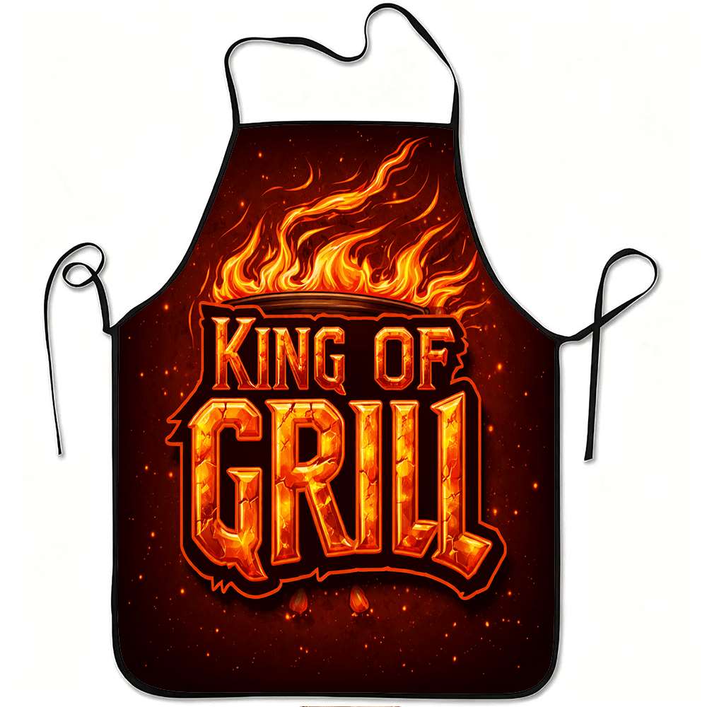 Kitchen Baking Gift Ideas - 1 Buah Celemek Bbq King, Celemek