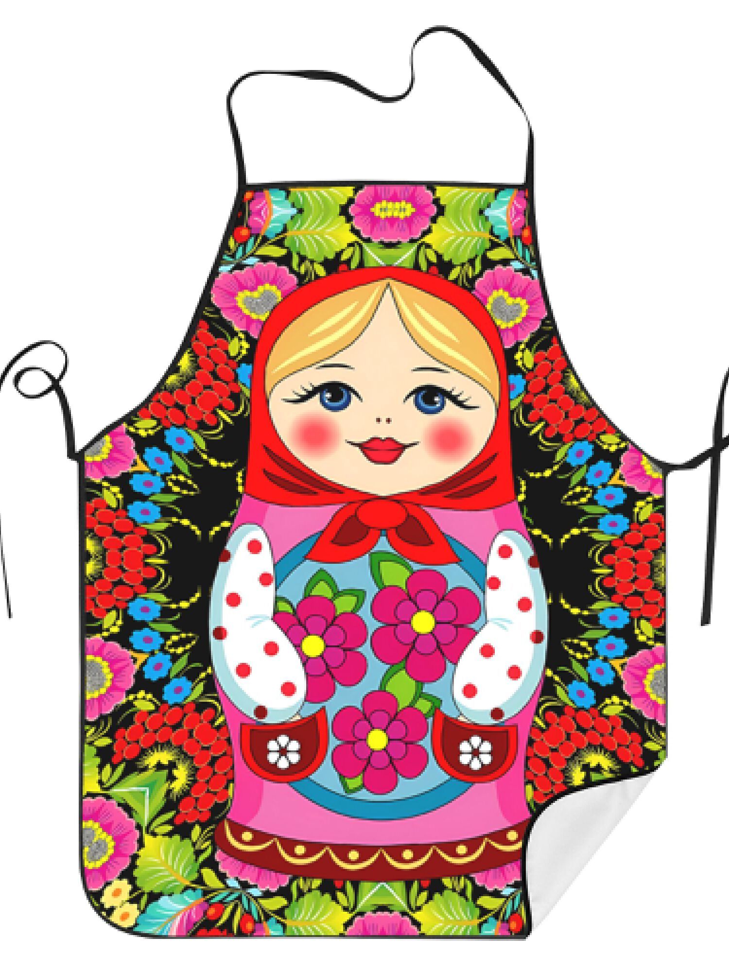 Kitchen Baking Gift Ideas - 1 Buah Celemek Desain Retro Bunga