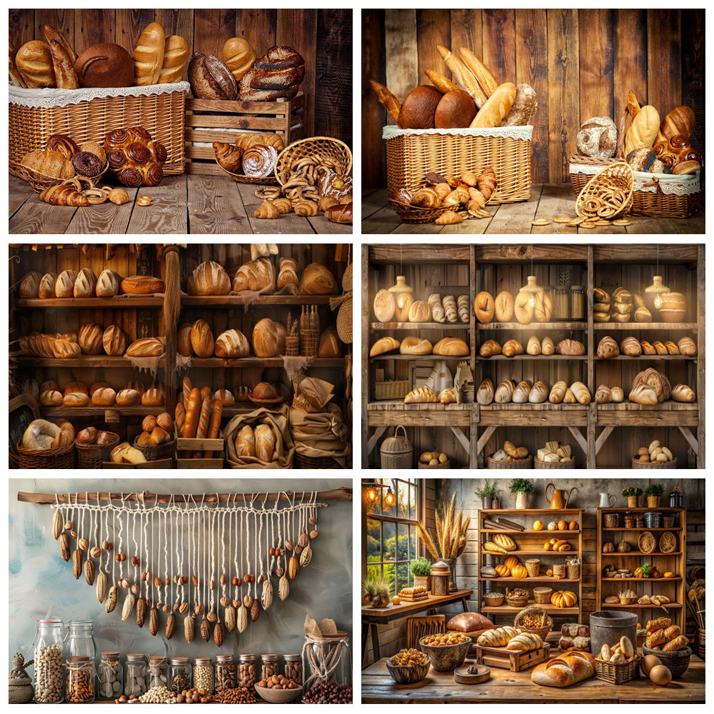 Kitchen Baking Background - Latar Belakang Memasak Roti untuk Fotografi