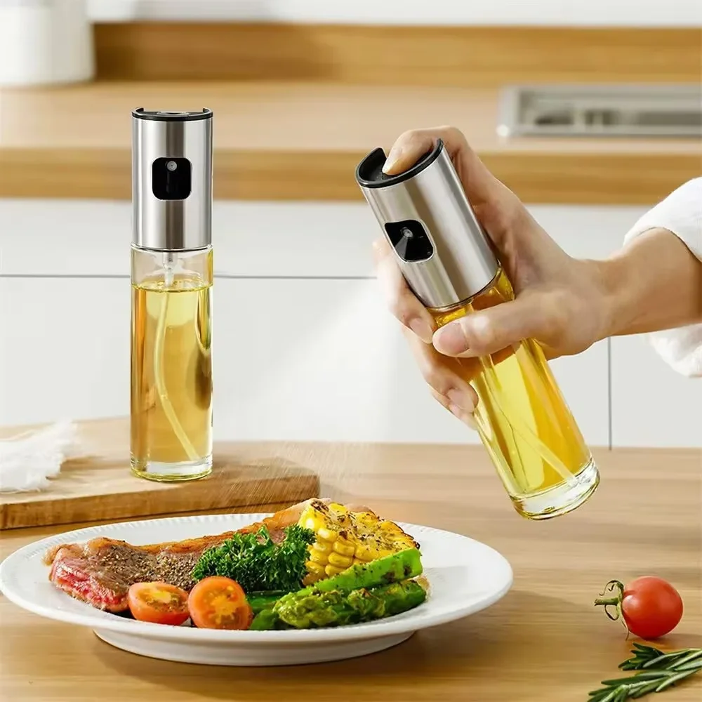 Kitchen Glass Baking Set - Botol Semprot Minyak Kaca untuk Memasak,