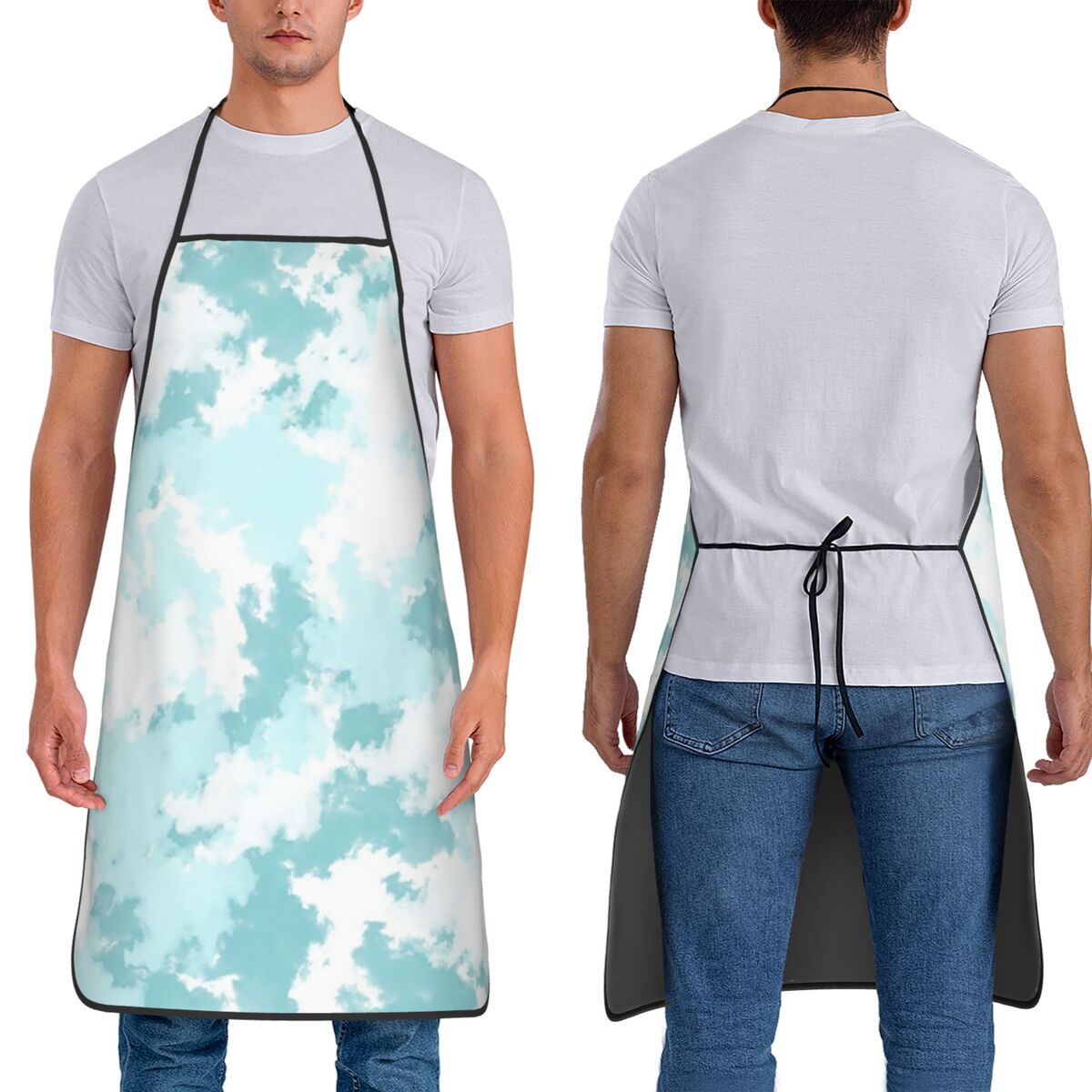 Kitchen Baking Background - Celemek Dapur Tekstur Langit Lembut untuk