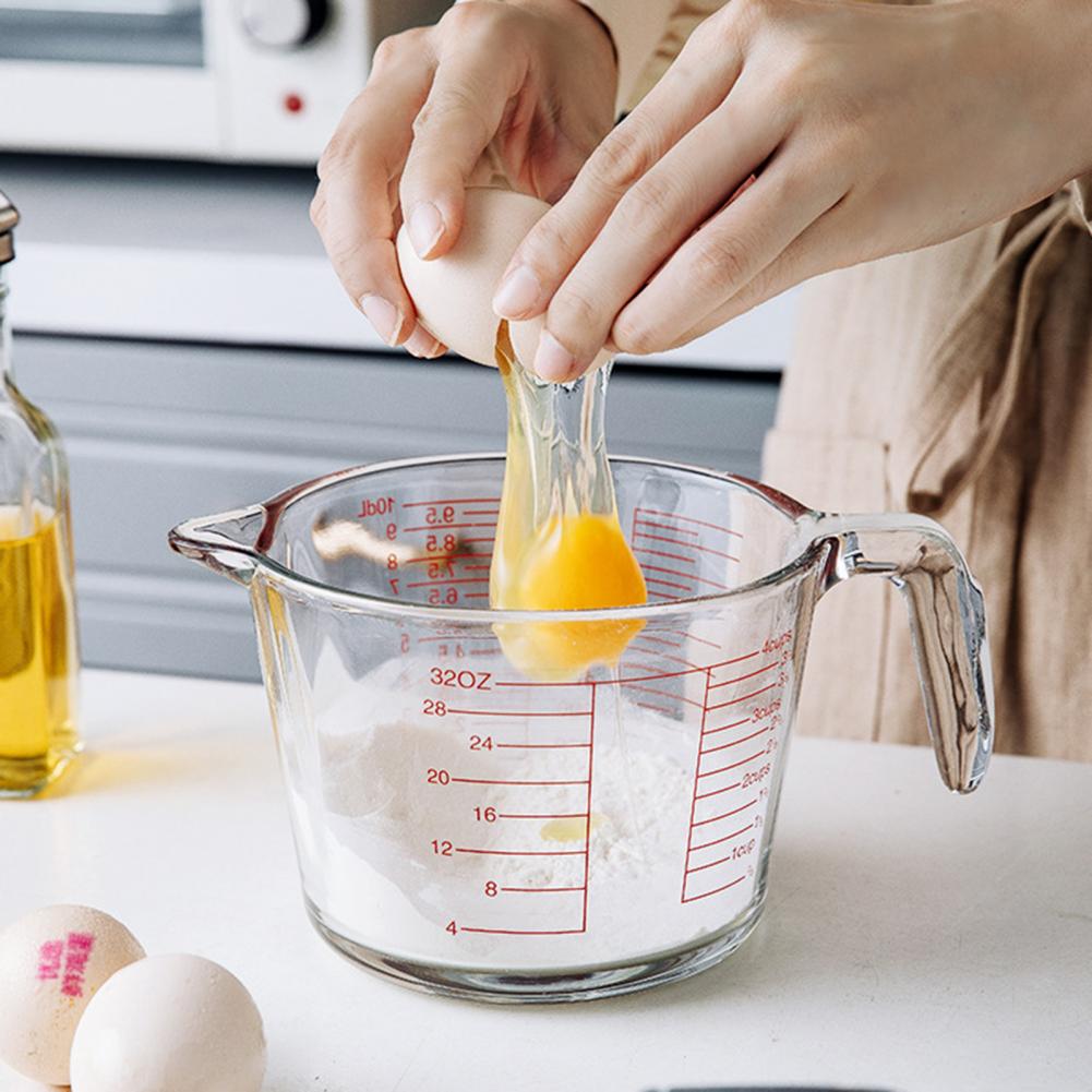 Kitchen Glass Baking Set - Gelas Ukur Cairan Gelas Ukur Kokoh