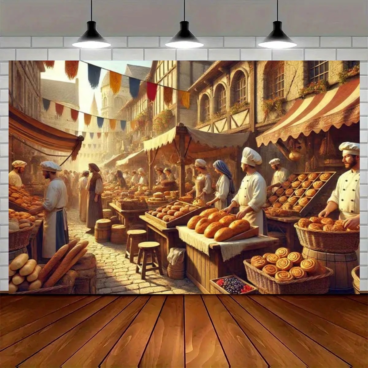 Latar Belakang Dapur Kue Jalan - Kitchen Baking Background ulasan dan harga
