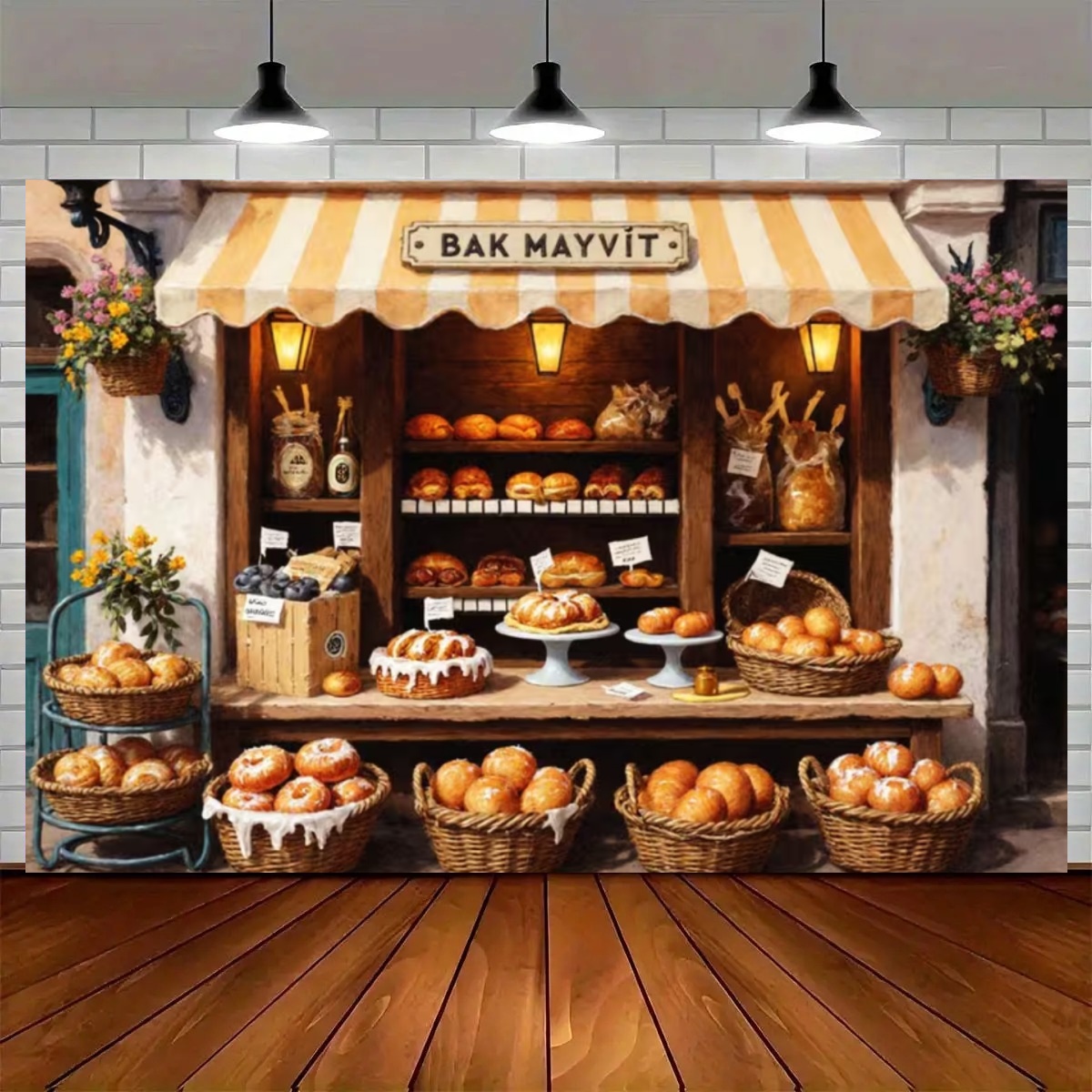 Latar Belakang Dapur Kue Jalan - Kitchen Baking Background ulasan dan harga