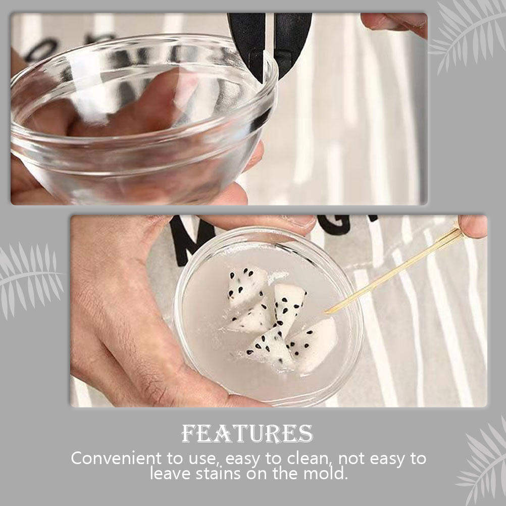 4Pcs Mangkuk Kaca Puding Wadah - Kitchen Glass Baking Set ulasan dan harga
