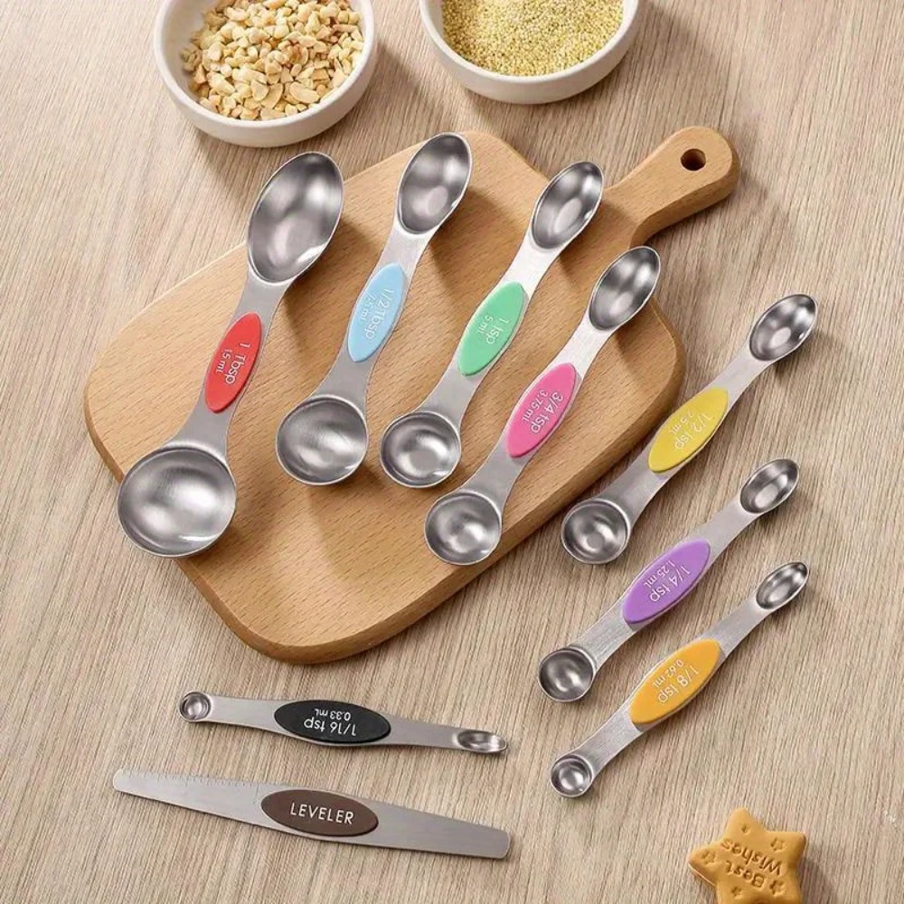 Set Sendok Takar Magnetik Loga - Kitchen Glass Baking Set ulasan dan harga