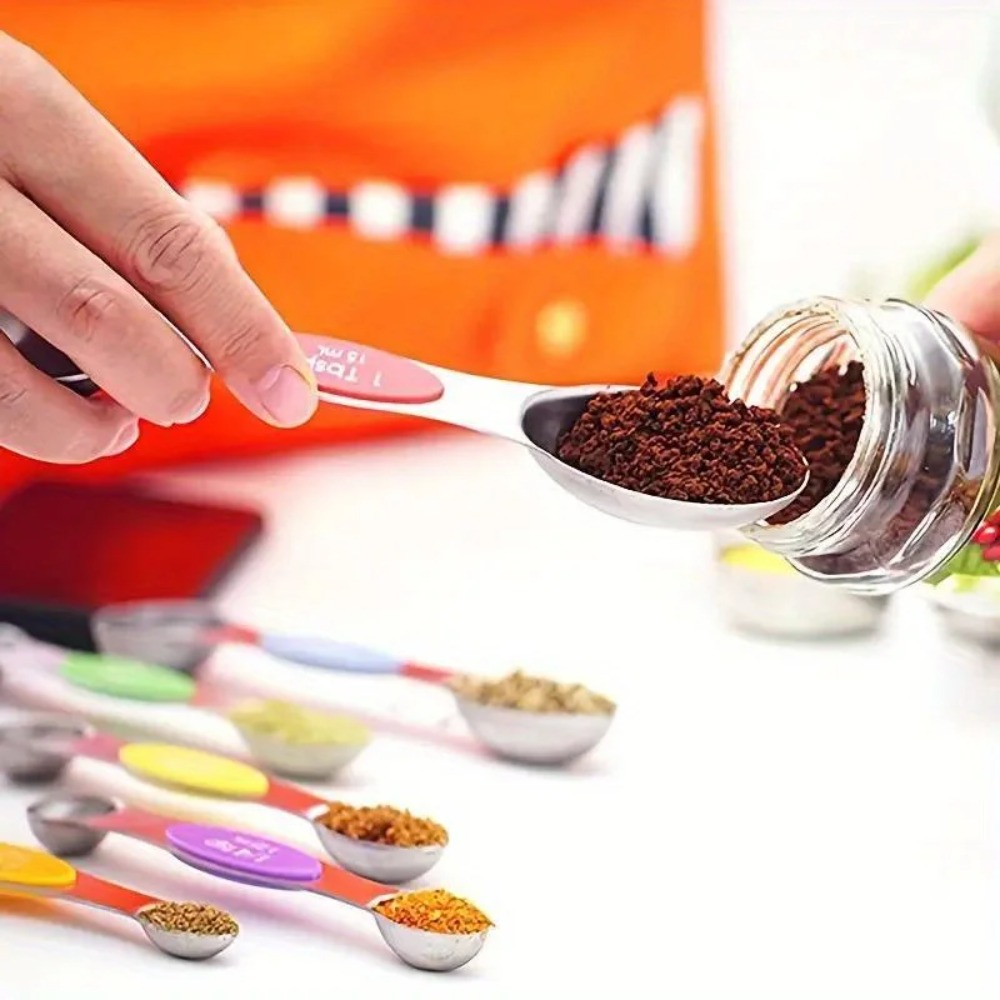 Set Sendok Takar Magnetik Loga - Kitchen Glass Baking Set ulasan dan harga