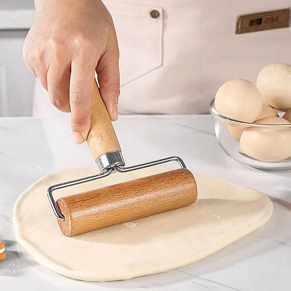 1 Buah Penggiling Adonan Kayu  - Kitchen Roller Baking ulasan dan harga