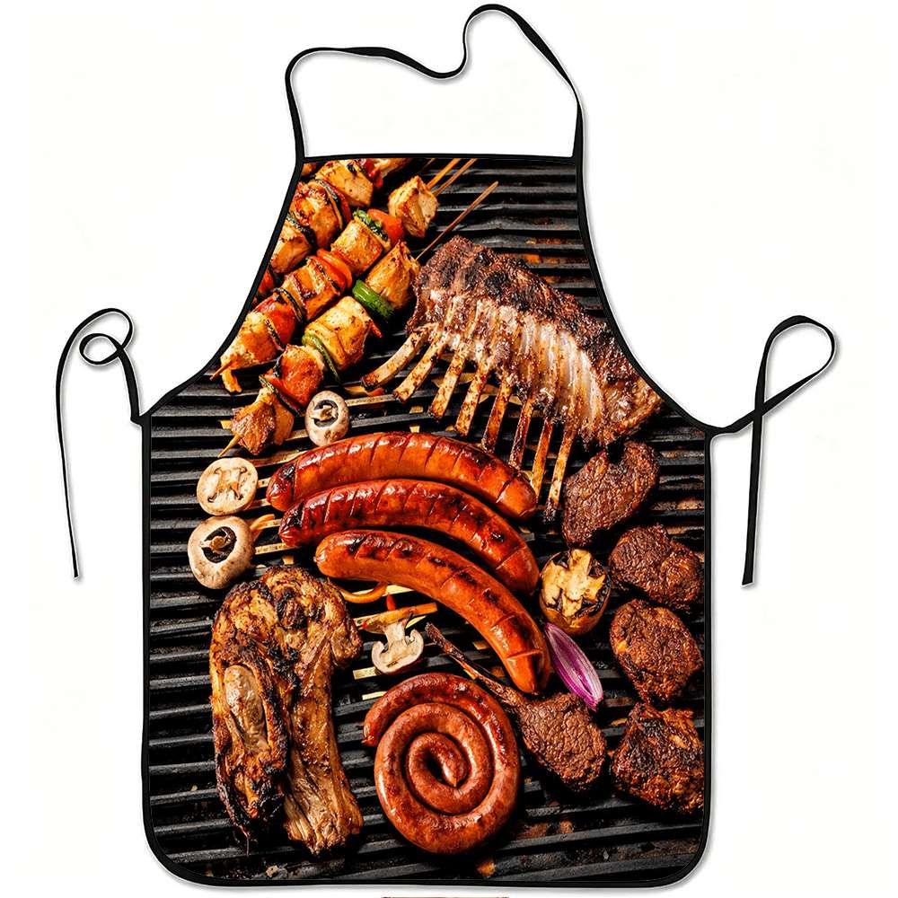 1 Buah Celemek Bertema Barbeky - Kitchen Baking Gift Ideas ulasan dan harga