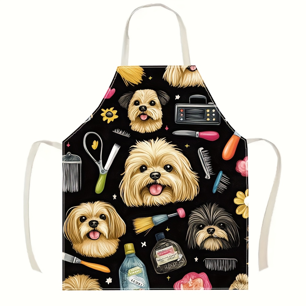 1 Buah Celemek Groomer Anjing  - Kitchen Baking Background ulasan dan harga