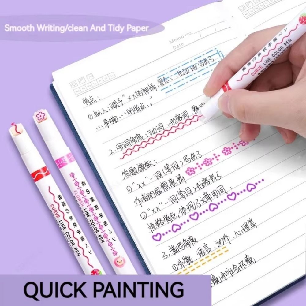 6Pcs/Set Pena Liner Berbentuk  - Decorating Tip Set ulasan dan harga