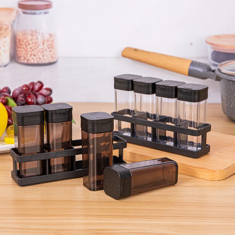 Set Organizer Bumbu 4-in-1 - B - Kitchen Glass Baking Set ulasan dan harga