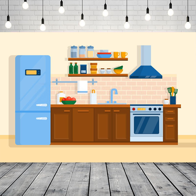 Latar Belakang Fotografi Dapur - Kitchen Baking Background ulasan dan harga