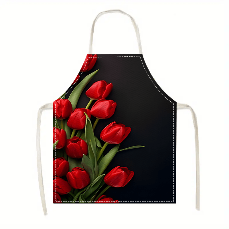 1 Buah Celemek Linen Latar Bel - Kitchen Baking Background ulasan dan harga