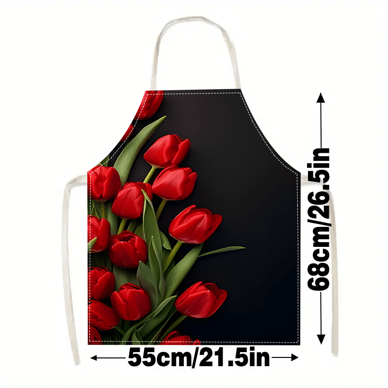 1 Buah Celemek Linen Latar Bel - Kitchen Baking Background ulasan dan harga
