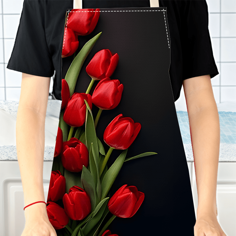 1 Buah Celemek Linen Latar Bel - Kitchen Baking Background ulasan dan harga