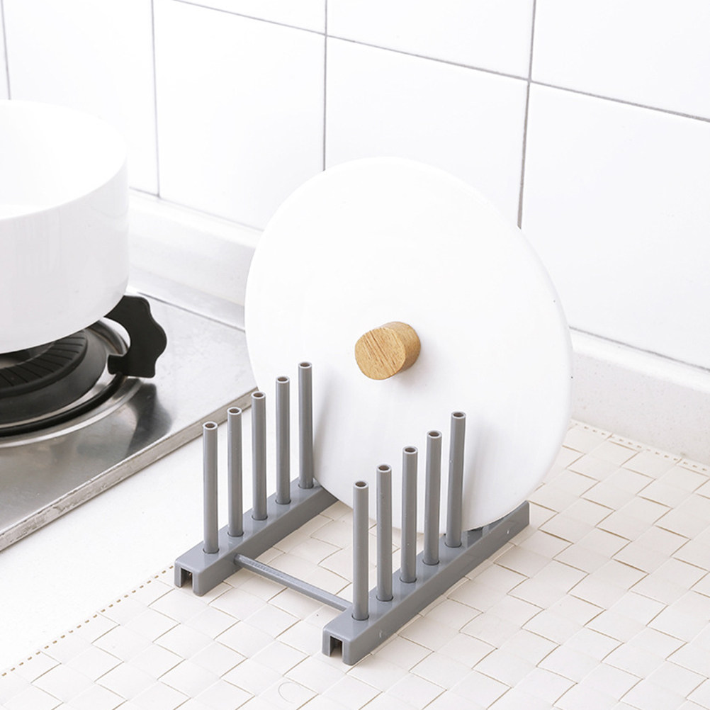 Rak Piring Plastik Abu-abu, Or - Kitchen Baking Cupboard ulasan dan harga