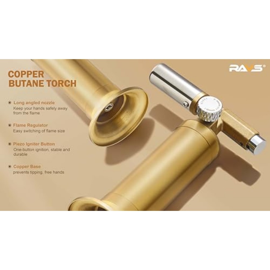 Pemantik Api Tembaga Butana, P - Kitchen Baking Torch ulasan dan harga