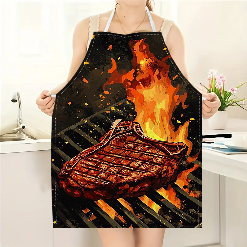 1 Buah Celemek Steak BBQ denga - Kitchen Baking Gift Ideas ulasan dan harga