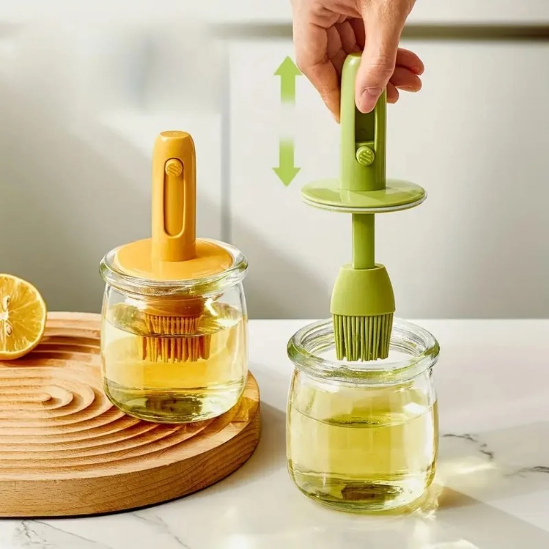 Botol Dispenser Minyak dengan  - Kitchen Glass Baking Set ulasan dan harga