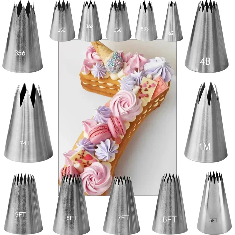 Nosel Piping Icing Bunga Mawar - Decorating Tip Set ulasan dan harga